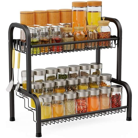 stainless steel countertop spice rack